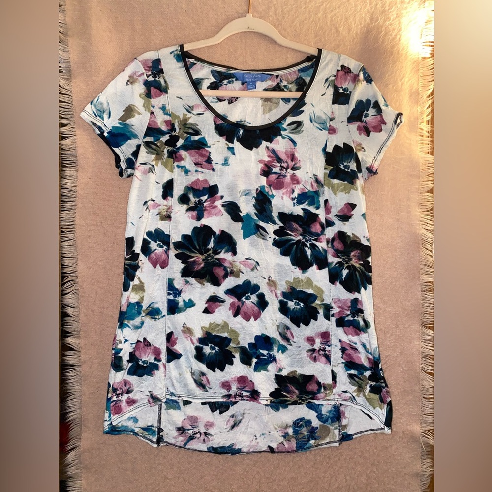 Simply Vera Vera Wang Floral Blouse